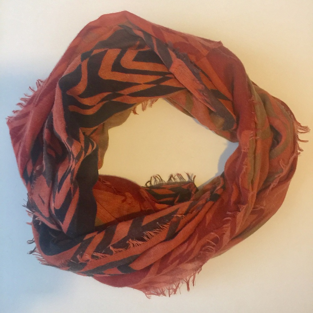 FIRM💲Tribal Infinity Scarf with Fringe detail